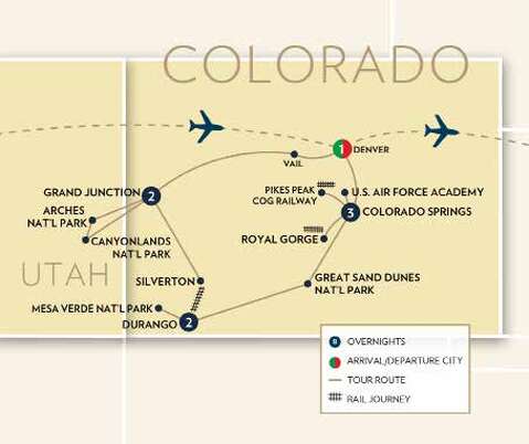 Colorado tour itinerary